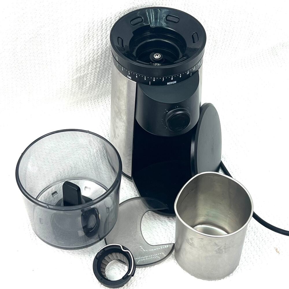 OXO Brew Conical Burr Coffee Grinder Stainless Steel Model 8717000 Tested Works - Picture 3 of 10